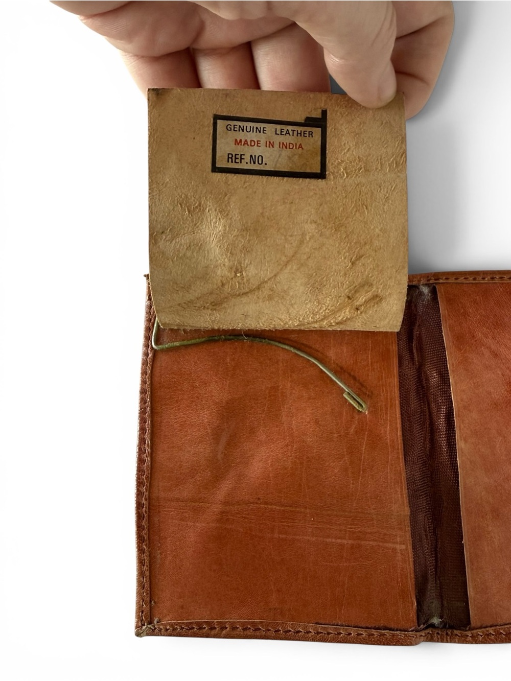 Vintage Hand Painted Genuine‎ Leather Floral Wallet Card Holder Made in India - Picture 7 of 8